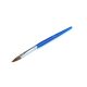 Blue Plastic Gel Brush #8 for Professional Nail Building - Diamond Nails