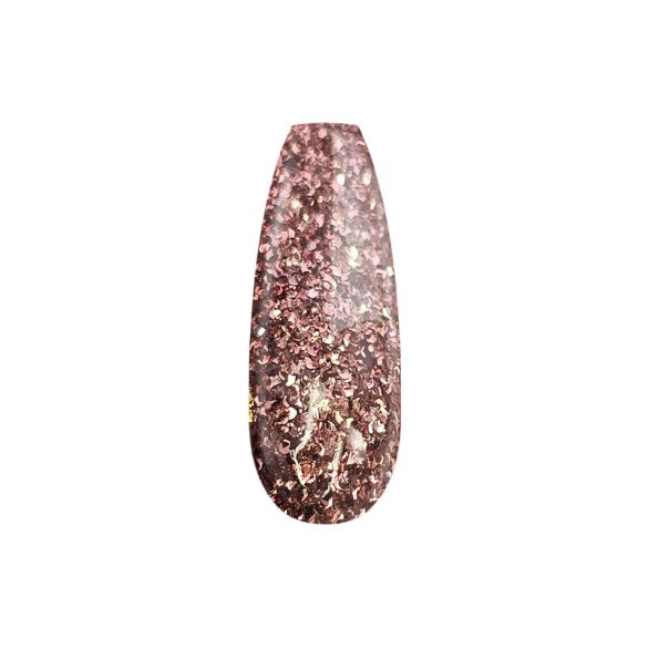 Gel Nail Polish 4 ml - DN060 - RoseGold (Big Glitters) - Gel Polish