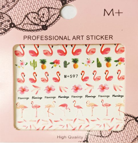 Nail art Flamingo stickers- MP597