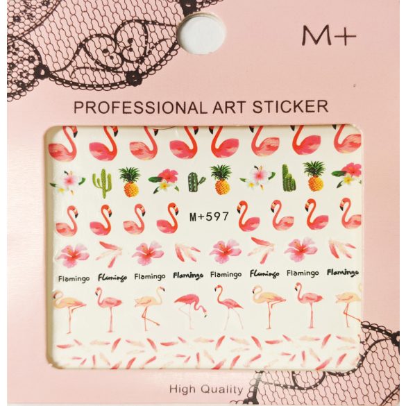 Nail art Flamingo stickers- MP597