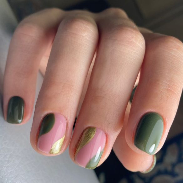 Gel Nail Polish 4ml - DN276 - Military Green - Gel Polish