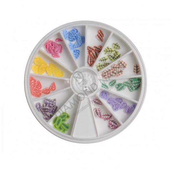 Fimo wheel - leaf
