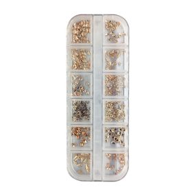 Nail Art Studs Rosegold (heart, triangle, circle etc.)