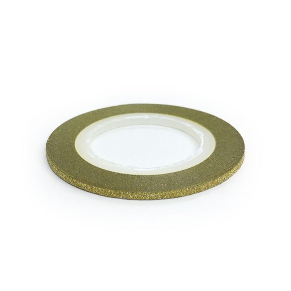 Nail Art Stripe Stickers - Matte Shimmering Gold (2mm)