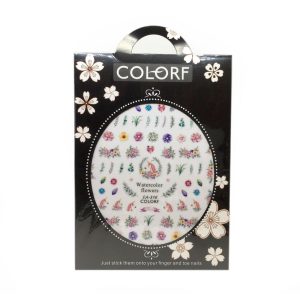 Nail Art Stickers - CA316 - Spring Flowers and Unicorns