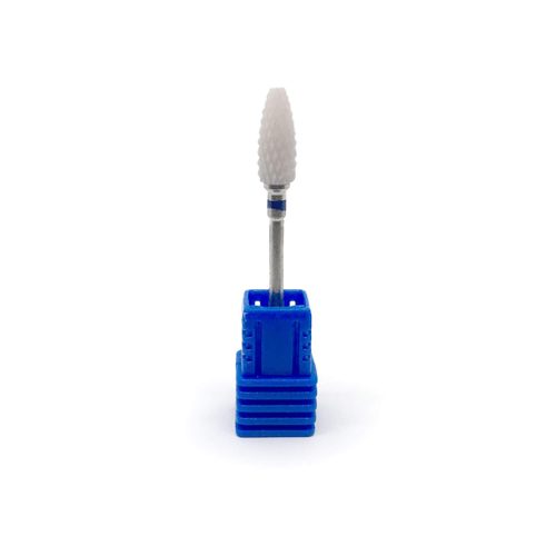 Premium ceramic nail drill bit cylinder shape for smooth surface leveling and material removal