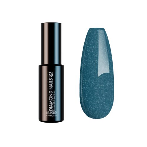 Diamond Nails Gel Polish – Shimmer Dark Turquoise – DN141 – 4ml – HEMA Free