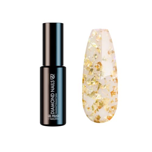 Diamond Nails Gel Polish – Gold Flakes – DN113 – 4ml – HEMA Free