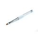 Crystal Gel Nail Brush #4 with White Case for Precise Gel Application - Diamond Nails