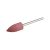Silicone nail bit pointed for precise finishing and preparing the nail surface