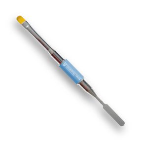 Polygel Dual-Ended Brush Blue for Precise Nail Sculpting - Diamond Nails
