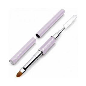 Diamond Nails Polygel Brush (Dual-Ended, Purple)