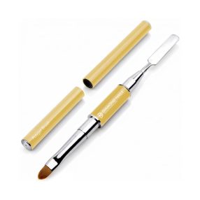 Diamond Nails Polygel Brush (Dual-Ended, Yellow)