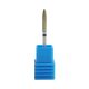 Diamond drill bit long medium for precise cuticle cleaning and work in deeper areas