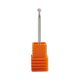 Stone ball drill bit small for smooth cleaning and preparation of the nail surface