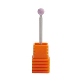 Large stone ball nail drill bit for gentle cuticle cleaning and nail prep