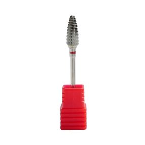 Carbide barrel nail drill bit fine for gentle gel and acrylic removal