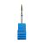 Diamond tornado nail drill bit medium grit for precise cuticle cleaning and surface refinement