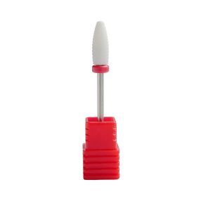 Ceramic cone nail drill bit corn shape fine grit for gentle nail removal