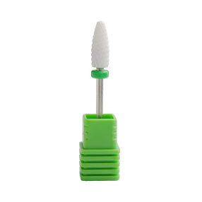Ceramic cone nail drill bit corn shape coarse grit for fast product removal