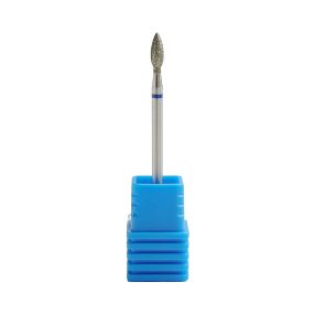 Diamond drop nail drill bit medium size medium for precise cuticle cleaning and nail prep