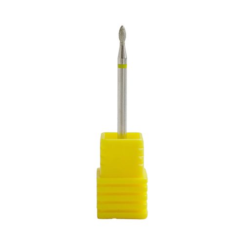 Diamond drop nail drill bit small size extra fine for precise cuticle cleaning and delicate nail work