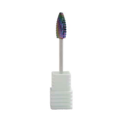 Diamond drop nail drill bit small size extra fine for precise cuticle cleaning and delicate nail work
