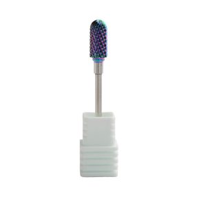Carbide Grinding Bit - Rounded Cylinder Medium Multicolor - Diamond Nails