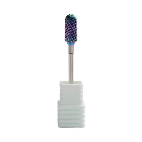 Carbide Grinding Bit - Rounded Cylinder Medium Multicolor - Diamond Nails