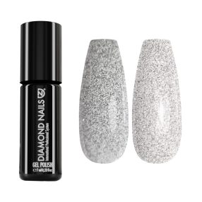 GPMAGIC17 Reflective White-Silver Glitter Magic Gel Polish – 7ml   GPMAGIC17 Reflective White-Silver Glitter Magic Gel Polish – 7ml