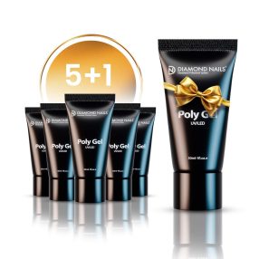 Diamond Nails PolyGel 5+1 Package
