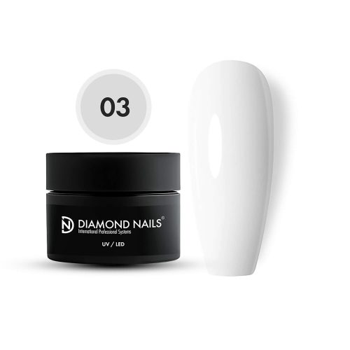 Diamond Nails Polygel 03 - Milky White - 50g - HEMA- and TPO-Free