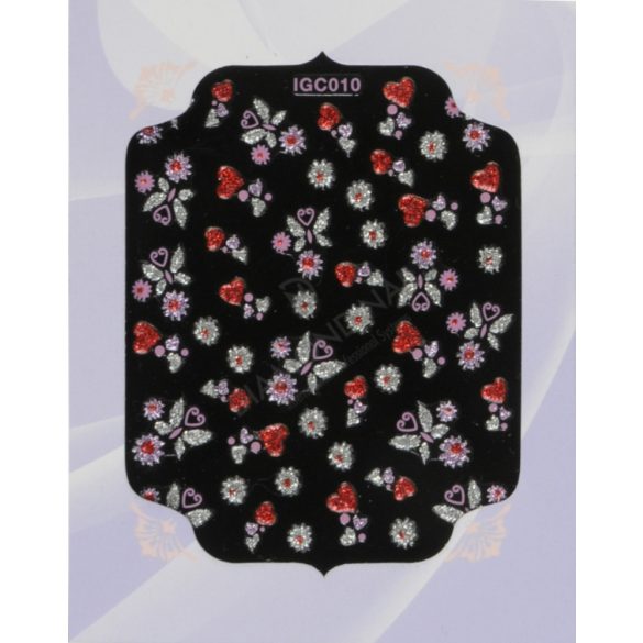 3D Nail art sticker - 010