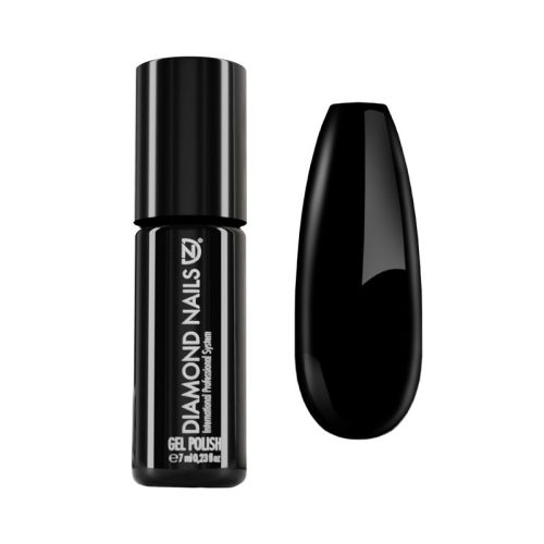 Gel Nail Polish - DN004 - Black Velvet  7ml