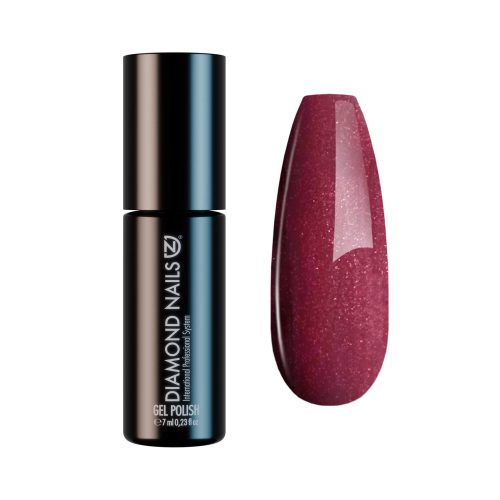 Diamond Nails Gel Nail Polish - DN013 - Pearl burgundy 7ml