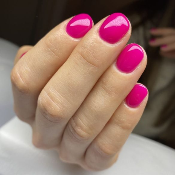 Gel Nail Polish - DN019 - Magenta Pink 7ml