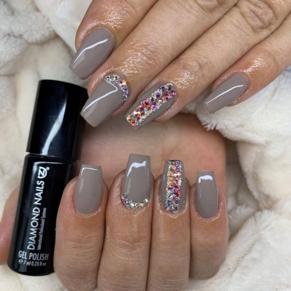 Gel Nail Polish 4ml - DN034 - Grey nude - Gel Polish