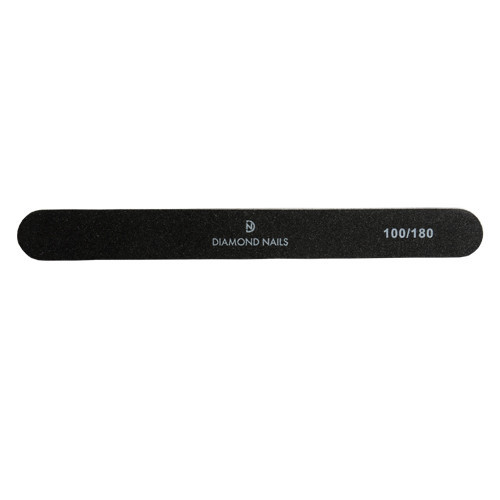 Straight Nail File - black 100/180