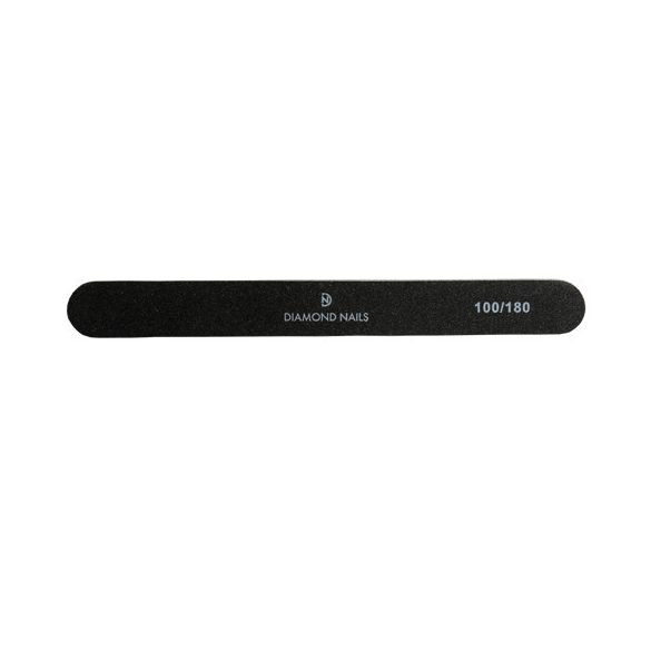 Straight Nail File - black 100/180