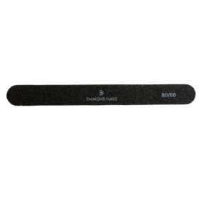 Straight Nail File 80/80 - Black
