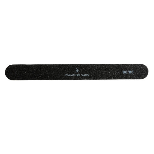 Straight Nail File 80/80 - Black