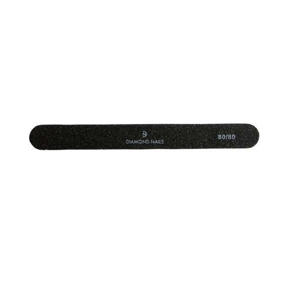 Straight Nail File 80/80 - Black
