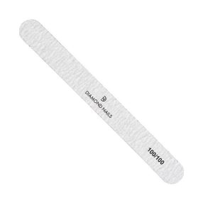 Straight Nail File - White 100/100
