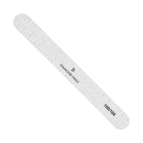 Straight Nail File - White 100/100