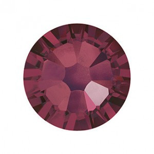 Burgundy Rhinestones, 100pcs