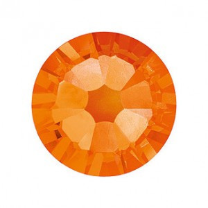 Orange Rhinestones, 100pcs
