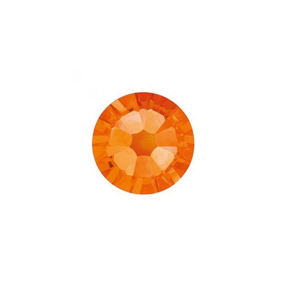 Orange Rhinestones, 100pcs
