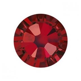 Light Siam Rhinestones, 50pcs