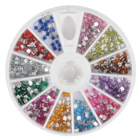 600 Nail Rhinestones, Square 600 Nail Rhinestones, Square