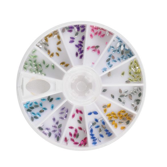 600 Nail Rhinestones, Raindrop